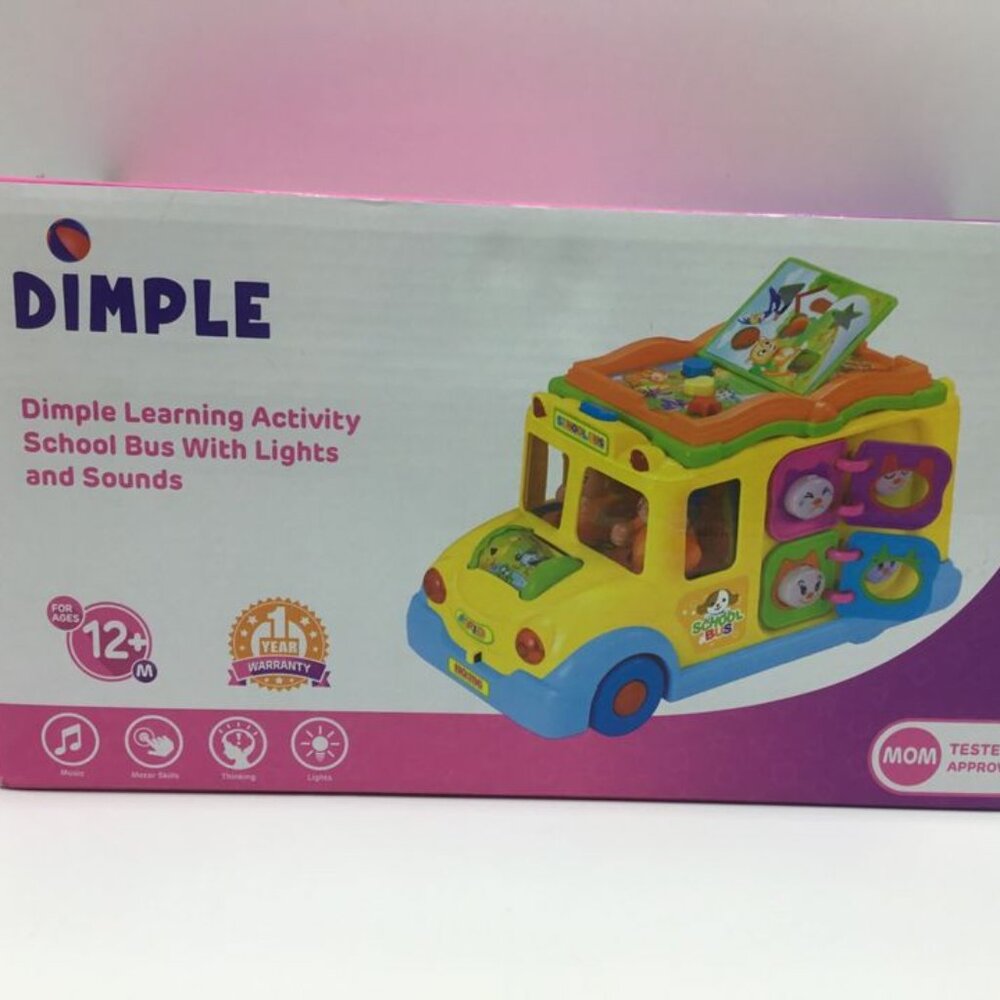 Dimple Educational Interactive School Bus Toy